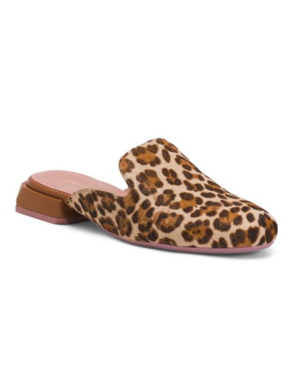 LORENZO MARI Made In Italy Haircalf Mules With Wrapped Heel